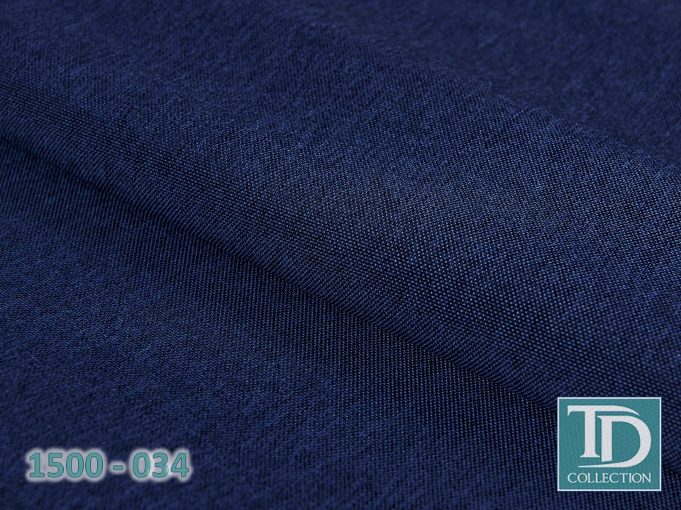 Портьера под лен "Орлеан" (Темно-синий оттенок)