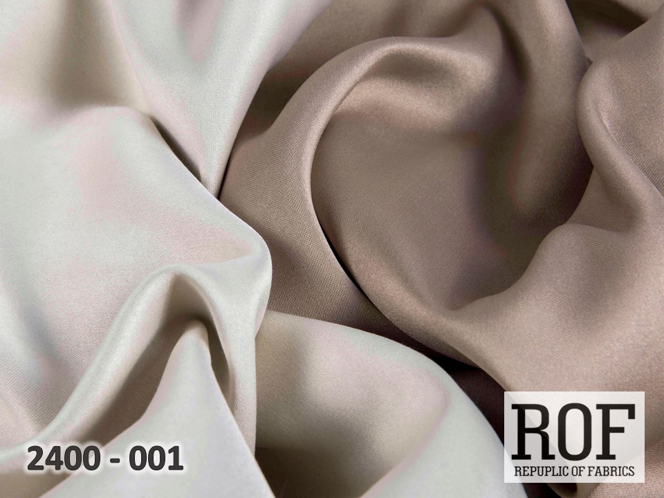 Портьера - двухцветный Блэкаут "Палермо" (Светло-бежевый / Кофейный)