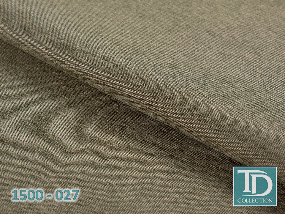 Портьера под лен "Орлеан" (Оливково-бежевый  оттенок)