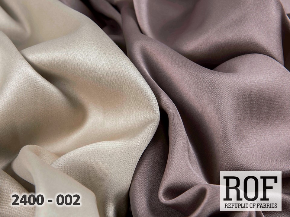 Портьера - двухцветный Блэкаут "Палермо" (Бежевый / Кофейный)