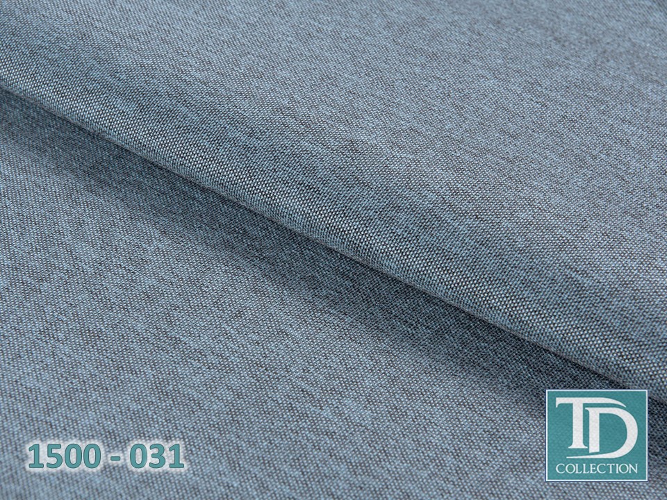 Портьера под лен "Орлеан" (Бирюзово-кофейный оттенок)