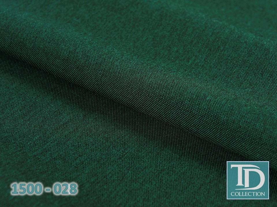 Портьера под лен "Орлеан" (Изумрудный оттенок)