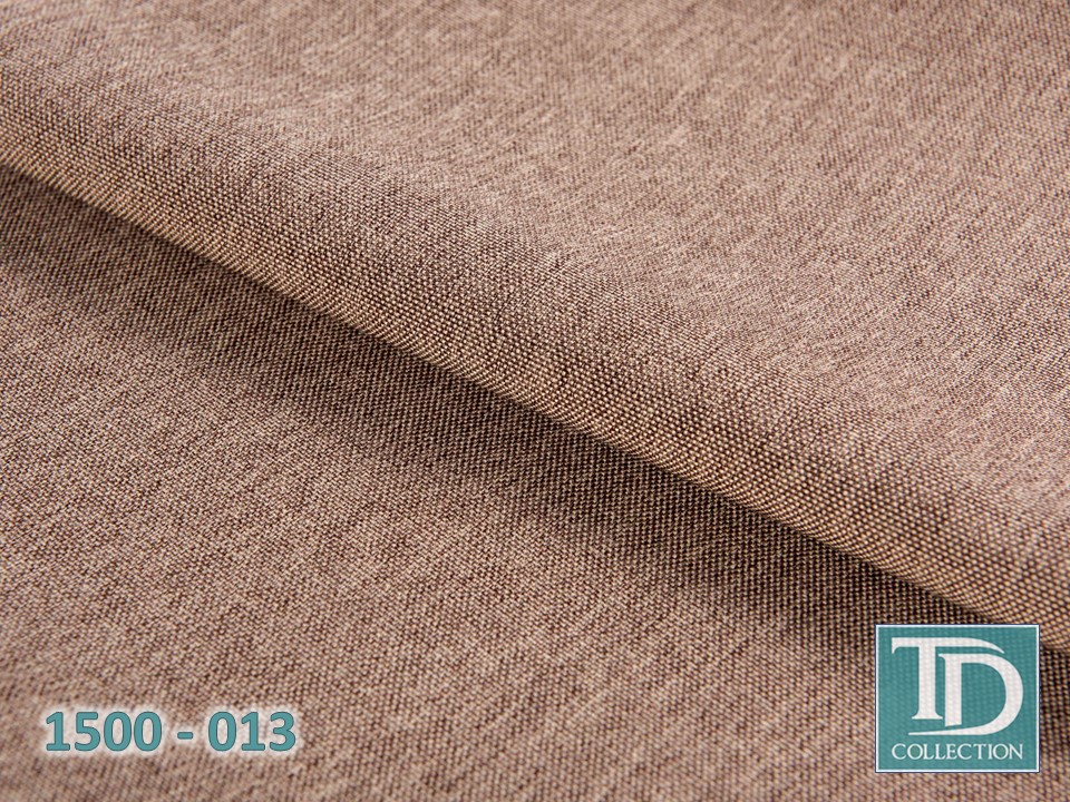 Портьера под лен "Орлеан" (Ореховый оттенок)