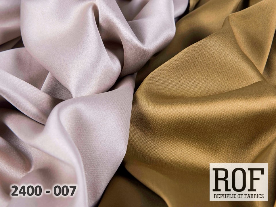 Портьера - двухцветный Блэкаут "Палермо" (Тепло-бежевый /Зеленовато-горчичный)